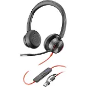 Poly Blackwire 8225 MS Casque de Bureau Filaire