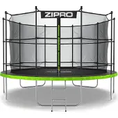 Zipro Jump Pro IN - Trampoline - Ø374cm 12FT - Trampoline met veiligheidsnet - Voor kinderen - Inclusief Ladder - max. 150 kg