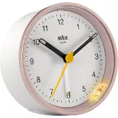 Braun BC 12 PW quartzwekker, roze-wit