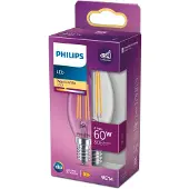 Philips 6x LED lamp E14 | Kaars B35 | Filament | Helder | 2700K | 6.5W (60W)