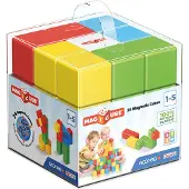 Geomag MagiCube Green Line Junior Recycled - Magnetische Bouwblokken - 24-delig - Vanaf 1 jaar