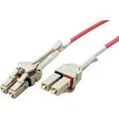 Roline glasvezelkabel (LWL), 50/125µm, OM4, LC/LC connector, LSOH (low smoke, zero halogen), geringe verliezen, geschikt voor datacenters, paars, 5 meter