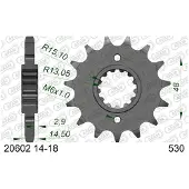 Afam Standaard stalen tandwiel 20602 - 530