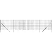 vidaXL Draadgaashek 1,6x10 m gegalvaniseerd staal antracietkleurig