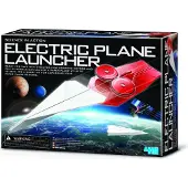 4M Science In Action/electric Plane Launcher Science Kits Rood