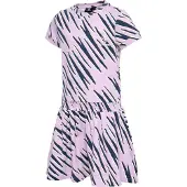 Hummel Jurk donkerblauw / bruin / pink / wit