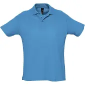 Sols Heren Zomer II Pique Poloshirt met korte mouwen (Aqua)
