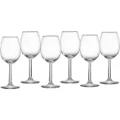 Ritzenhoff & Breker Wit wijnglas 'Vio', set van 6, Wijnglazen, Transparant