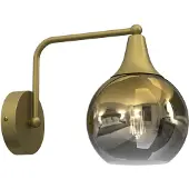Eko-Light Wandlamp Monte, dimbaar, messing / goud, Woon-/ Eetkamer, metaal, Modern, wandlamp