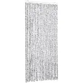 vidaXL Vliegenhor met lichtgrijs en donkergrijs gedeelte, 90x200 cm, chenille