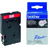 Brother TC-292 'extreme' tape rood op wit 9 mm (origineel)