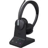 Yealink Headset WH64 Dual UC On Ear headset Bluetooth Stereo Zwart Ruisonderdrukking (microfoon) Volumeregeling Computer