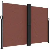 vidaXL Tuinscherm uittrekbaar 180x1200 cm bruin