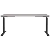Germania GW-Mailand Hoogteverstelbaar Zit-sta-bureau Beige T-Voet 1,800 (B) x 800 (D) x 1,200 (H) mm Spaanplaat, metaal