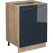 Vicco Fame-Line Onderkast – 60 cm zonder werkblad Donkerblauw hoogglans