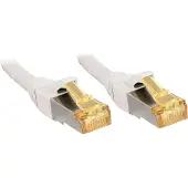 Lindy 47326 Patchkabel, 5.00 meter, RJ45, S/FTP, LSOH, met Cat7 koperen kern, wit