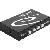 DeLOCK USB schakelaar 4x USB-B naar 1x USB-A - USB2.0 / zwart