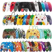 PowerA Pikachu Silhouette, Gamepad, Nintendo Switch, D-pad, Home-knop, Analoog/digitaal, Kabel, USB
