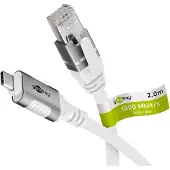Goobay S/FTP Cat 6 - 2 meter - Wit -