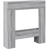 vidaXL Haardombouw 81x18x82 cm bewerkt hout grijs sonoma eikenkleur