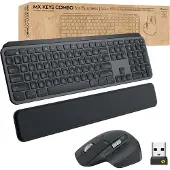 Logitech Master MX Keys Combo for Bussiness toetsenbord Inclusief muis Kantoor RF-draadloos + Bluetooth QWERTZ Zwitsers Grafiet