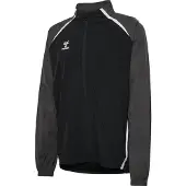 Hummel Sportjas 'Lead 2.0' donkergrijs / zwart / wit