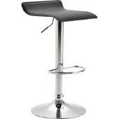 CLP Dyn V2 Barkruk - Kunstleer chroom/wit