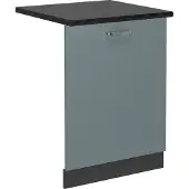 Vicco R-Line Vaatwasserfrontpaneel – 60 cm, WB Antraciet Blauw-grijs