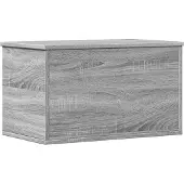 vidaXL Opbergbox 60x35x35 cm bewerkt hout grijs sonoma eikenkleurig