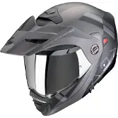 Scorpion ADX-2 Galane Mat Zwart Zilver Adventure helm Maat S