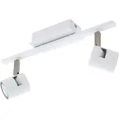 Eglo 97507 Vergiano Spot Aluminium/Staal Wit/Nikkel - 2 x GU10 4,8W