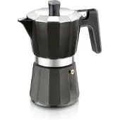 Big Buy Cooking Italiaanse Koffiepot Black Edition BRA