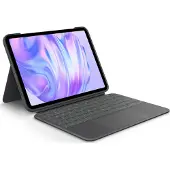 Logitech Combo Touch Apple iPad Pro 11" (2025/2024) Toetsenbord Hoes QWERTY Grijs