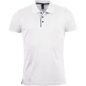 Sols Heren Performer korte mouw Pique Polo Shirt (Wit)