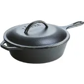 Lodge Logic skillet koekenpan met deksel ø 27 cm gietijzer zwart