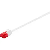Goobay U/UTP CAT6 Gigabit slimline netwerkkabel / wit - 5 meter