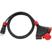 AWTOOLS Extreme Serie - Kabelhaspel - 10m - 3 Stopcontacten - IP54