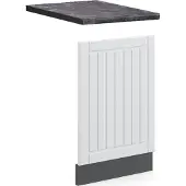 Vicco Fame-Line Frontpaneel – 45 cm, WB Antraciet Wit Landhuis