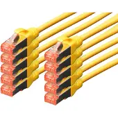 Digitus DK-1644-030-Y-10 netwerkkabel Geel 3 m Cat6 S/FTP (S-STP)