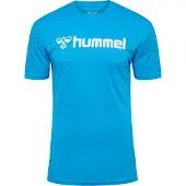 Hummel Functioneel shirt hemelsblauw / wit