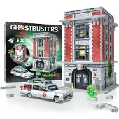 Wrebbit 3D Ghostbusters puzzel hoofdkwartier - 500 stukjes.