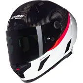Nolan X-804 RS D.O.C. Carbon Glossy Integraalhelm Koolstof/Oranje/Wit XL, unisex zwart
