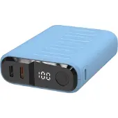 RealPower PB-10000 C Powerbank 10000 mAh USB PD USB-C Violet Statusweergave