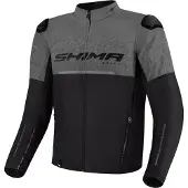 SHIMA Drift Zwart Grijs Textiele Motorjas Maat 2XL