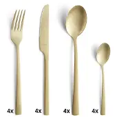 Amefa Bestekset Manille Champagne (16-delig)