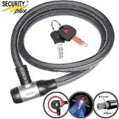 Security Plus PK 96 Kabelslot Zwart Sleutelslot