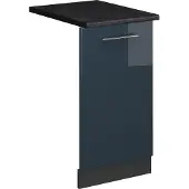 Vicco Fame-Line Vaatwasserfrontpaneel – 45 cm, WB Antraciet Donkerblauw hoogglans