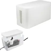 Logilink - Kabelmanagement-Box - weiß KAB0061 Kabelbehuizing 115 x 235 x 120 Kunststof Wit 1 stuk(s)