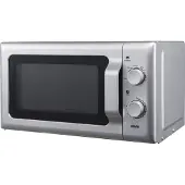 Silva Homeline MWU 20.4 Magnetron Zilver 700 W Geschikt voor onderbouw, Timerfunctie