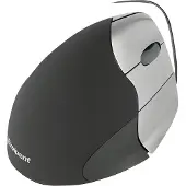 Hypertec VerticalMouse 3 Ergonomische muis USB Optisch Zwart, Zilver 5 Toetsen 2600 dpi Ergonomisch